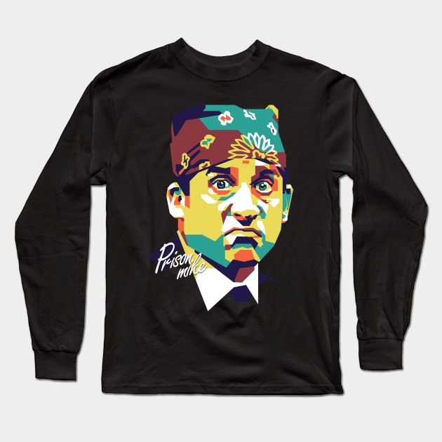 Prison Mike On WPAP #1 Long Sleeve T-Shirt by pentaShop